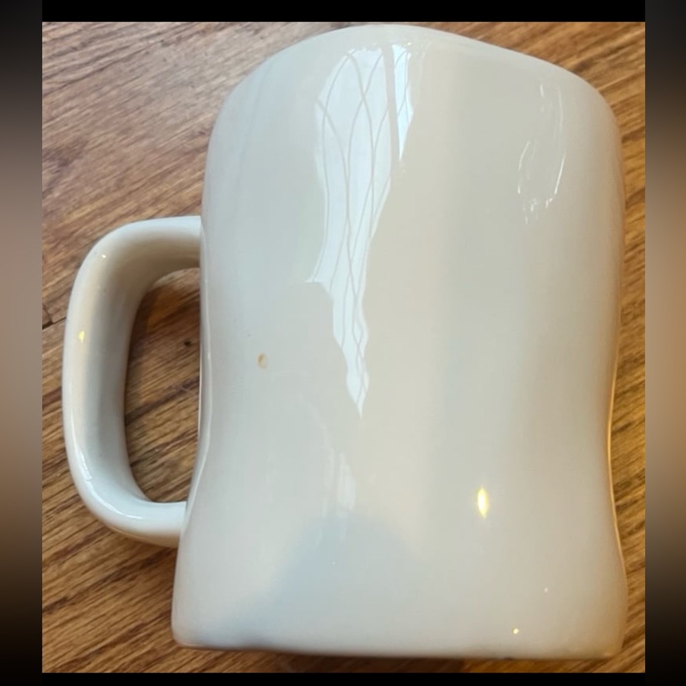 Rae Dunn by Magenta White Ceramic Swim Mug - Picture 3 of 8